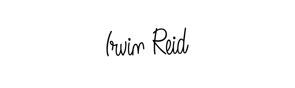 The best way (Angelique-Rose-font-FFP) to make a short signature is to pick only two or three words in your name. The name Irvin Reid include a total of six letters. For converting this name. Irvin Reid signature style 5 images and pictures png