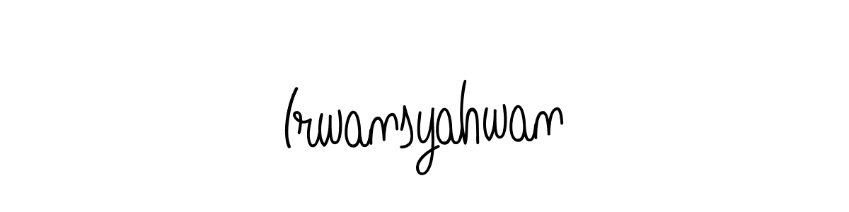 Make a beautiful signature design for name Irwansyahwan. Use this online signature maker to create a handwritten signature for free. Irwansyahwan signature style 5 images and pictures png