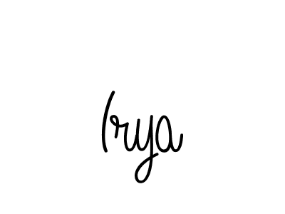 Check out images of Autograph of Irya name. Actor Irya Signature Style. Angelique-Rose-font-FFP is a professional sign style online. Irya signature style 5 images and pictures png