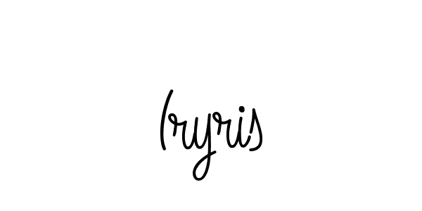 Iryris stylish signature style. Best Handwritten Sign (Angelique-Rose-font-FFP) for my name. Handwritten Signature Collection Ideas for my name Iryris. Iryris signature style 5 images and pictures png