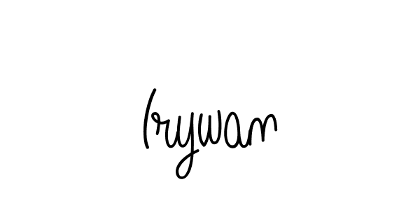 Create a beautiful signature design for name Irywan. With this signature (Angelique-Rose-font-FFP) fonts, you can make a handwritten signature for free. Irywan signature style 5 images and pictures png