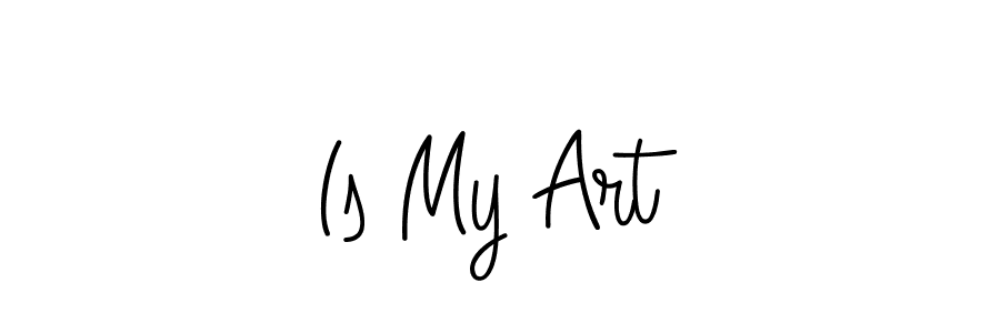 How to Draw Is My Art signature style? Angelique-Rose-font-FFP is a latest design signature styles for name Is My Art. Is My Art signature style 5 images and pictures png