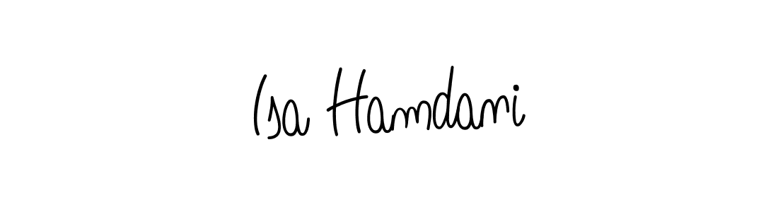 Also we have Isa Hamdani name is the best signature style. Create professional handwritten signature collection using Angelique-Rose-font-FFP autograph style. Isa Hamdani signature style 5 images and pictures png