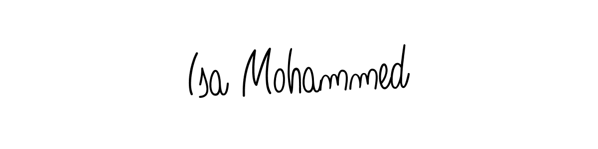 This is the best signature style for the Isa Mohammed name. Also you like these signature font (Angelique-Rose-font-FFP). Mix name signature. Isa Mohammed signature style 5 images and pictures png