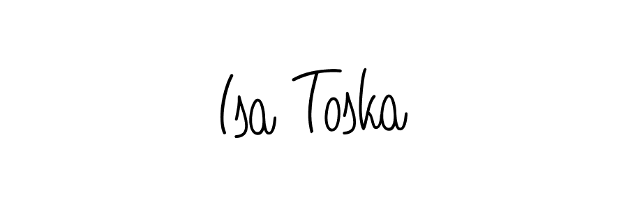 Once you've used our free online signature maker to create your best signature Angelique-Rose-font-FFP style, it's time to enjoy all of the benefits that Isa Toska name signing documents. Isa Toska signature style 5 images and pictures png