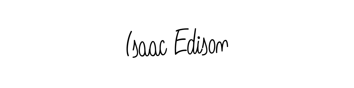 You can use this online signature creator to create a handwritten signature for the name Isaac Edison. This is the best online autograph maker. Isaac Edison signature style 5 images and pictures png