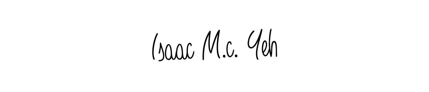 How to Draw Isaac M.c. Yeh signature style? Angelique-Rose-font-FFP is a latest design signature styles for name Isaac M.c. Yeh. Isaac M.c. Yeh signature style 5 images and pictures png