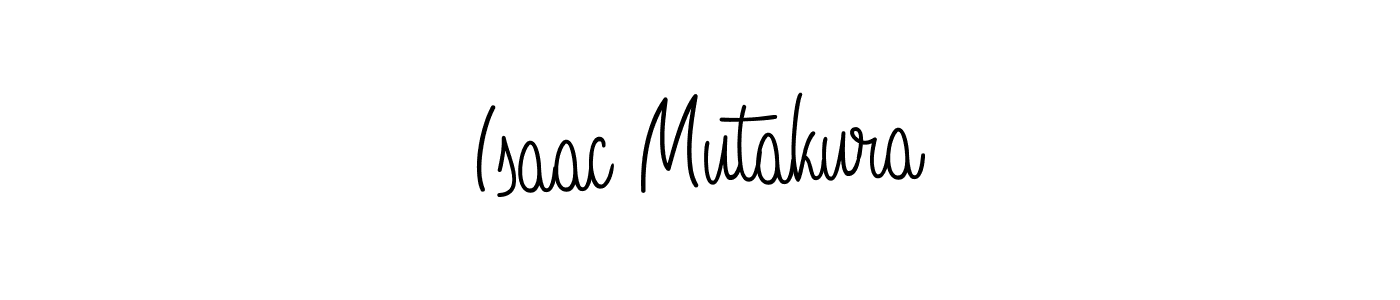 Design your own signature with our free online signature maker. With this signature software, you can create a handwritten (Angelique-Rose-font-FFP) signature for name Isaac Mutakura. Isaac Mutakura signature style 5 images and pictures png