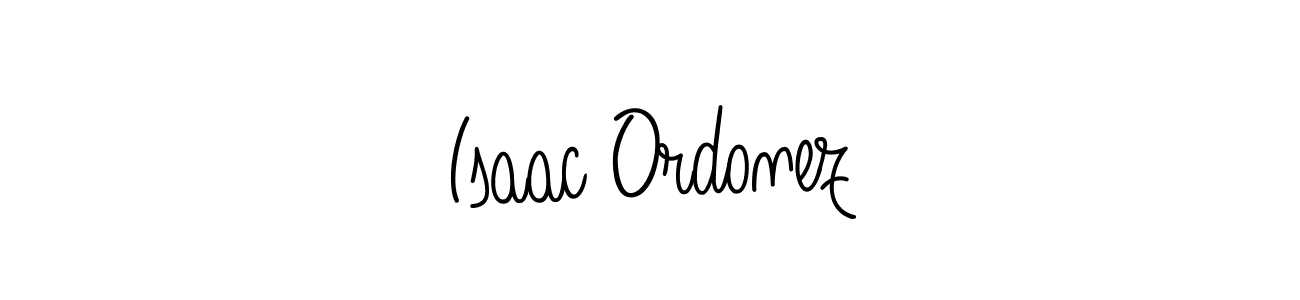 You should practise on your own different ways (Angelique-Rose-font-FFP) to write your name (Isaac Ordonez) in signature. don't let someone else do it for you. Isaac Ordonez signature style 5 images and pictures png