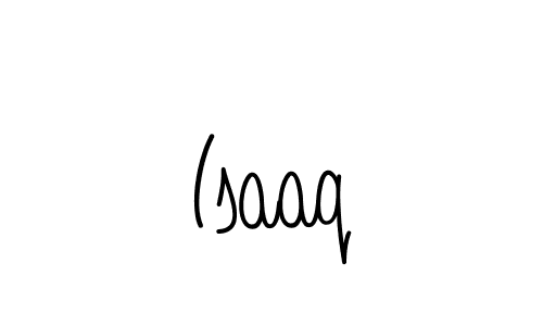 Design your own signature with our free online signature maker. With this signature software, you can create a handwritten (Angelique-Rose-font-FFP) signature for name Isaaq. Isaaq signature style 5 images and pictures png