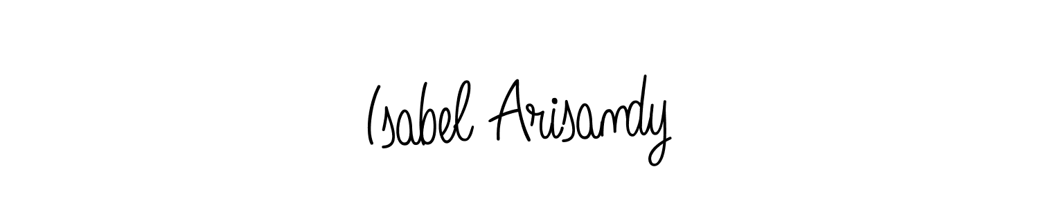 How to Draw Isabel Arisandy signature style? Angelique-Rose-font-FFP is a latest design signature styles for name Isabel Arisandy. Isabel Arisandy signature style 5 images and pictures png