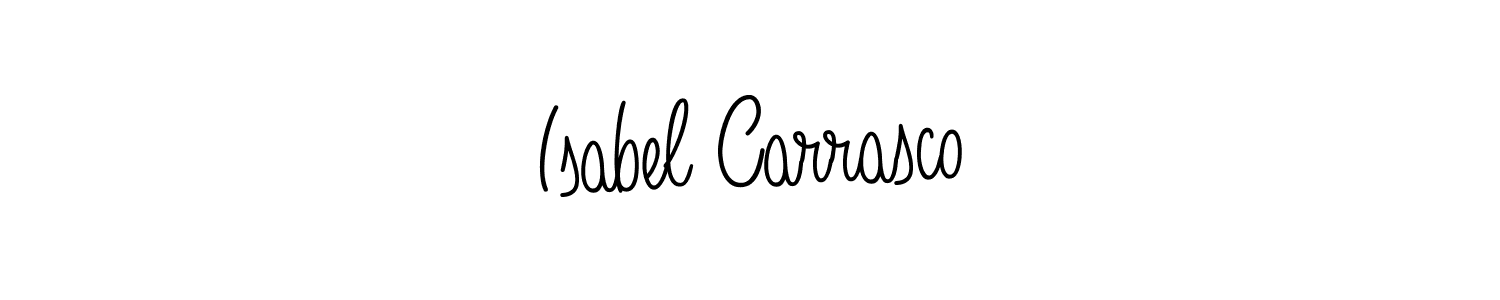 Best and Professional Signature Style for Isabel Carrasco. Angelique-Rose-font-FFP Best Signature Style Collection. Isabel Carrasco signature style 5 images and pictures png