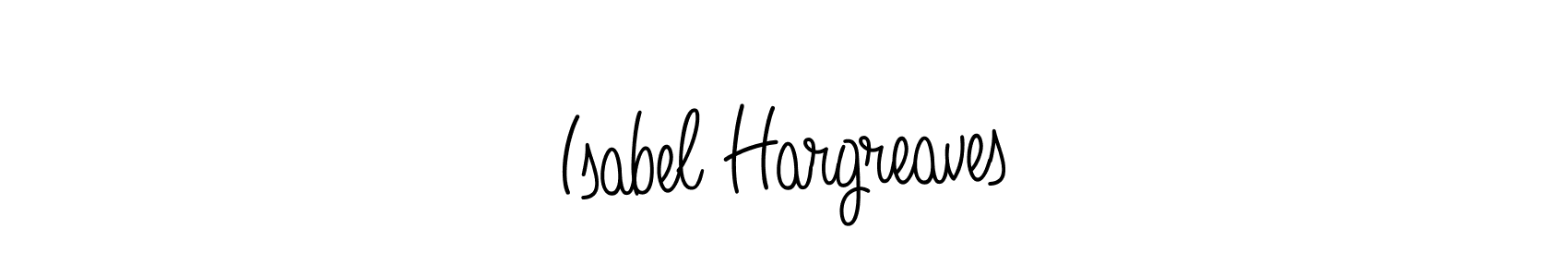 Best and Professional Signature Style for Isabel Hargreaves. Angelique-Rose-font-FFP Best Signature Style Collection. Isabel Hargreaves signature style 5 images and pictures png