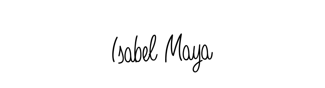 if you are searching for the best signature style for your name Isabel Maya. so please give up your signature search. here we have designed multiple signature styles  using Angelique-Rose-font-FFP. Isabel Maya signature style 5 images and pictures png