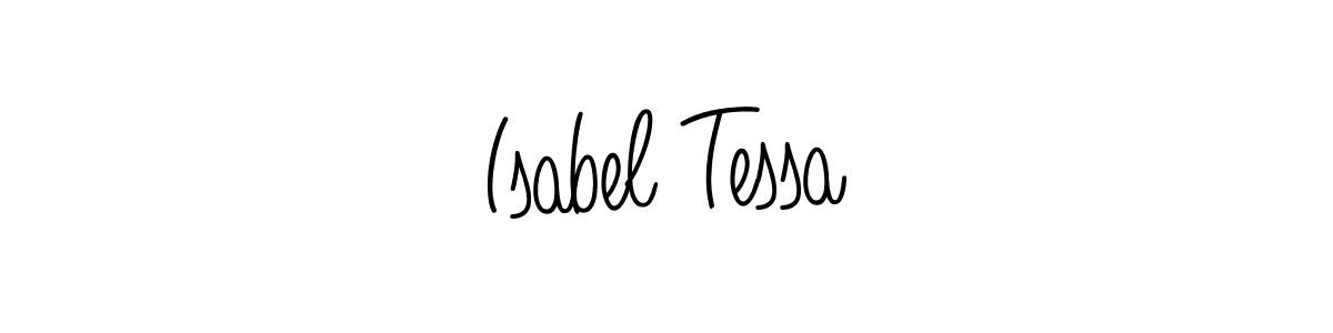 How to make Isabel Tessa signature? Angelique-Rose-font-FFP is a professional autograph style. Create handwritten signature for Isabel Tessa name. Isabel Tessa signature style 5 images and pictures png