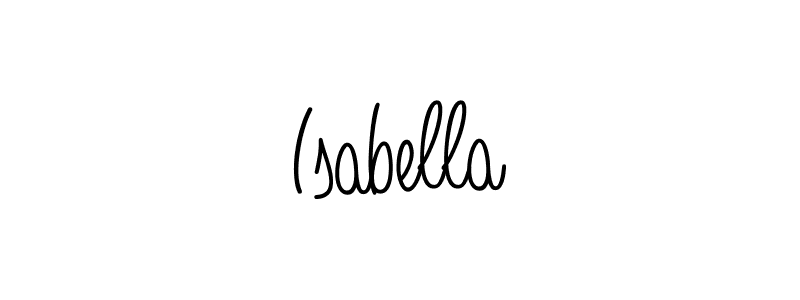 Create a beautiful signature design for name Isabella. With this signature (Angelique-Rose-font-FFP) fonts, you can make a handwritten signature for free. Isabella signature style 5 images and pictures png