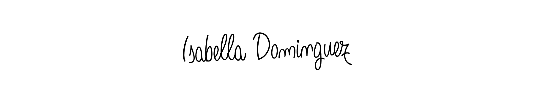 How to make Isabella Dominguez name signature. Use Angelique-Rose-font-FFP style for creating short signs online. This is the latest handwritten sign. Isabella Dominguez signature style 5 images and pictures png