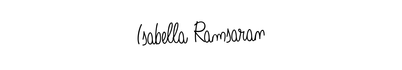 Here are the top 10 professional signature styles for the name Isabella Ramsaran. These are the best autograph styles you can use for your name. Isabella Ramsaran signature style 5 images and pictures png