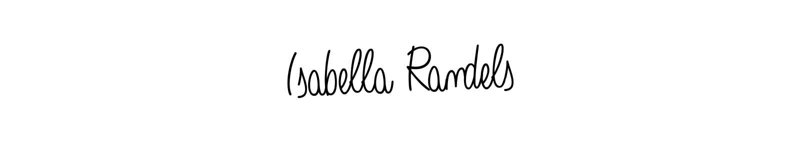 It looks lik you need a new signature style for name Isabella Randels. Design unique handwritten (Angelique-Rose-font-FFP) signature with our free signature maker in just a few clicks. Isabella Randels signature style 5 images and pictures png