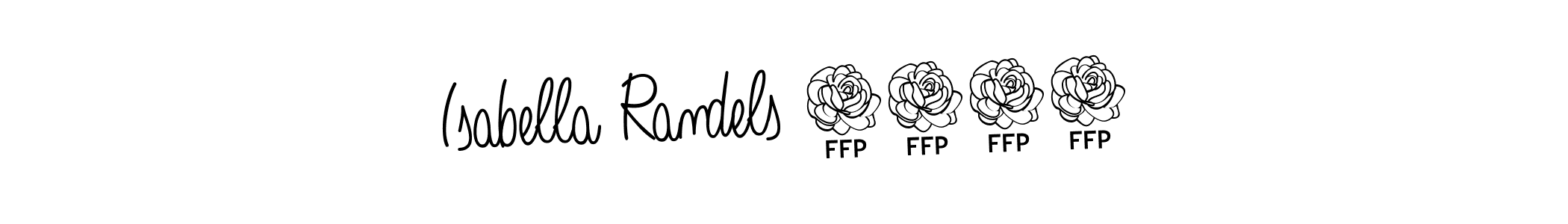 Create a beautiful signature design for name Isabella Randels 2024. With this signature (Angelique-Rose-font-FFP) fonts, you can make a handwritten signature for free. Isabella Randels 2024 signature style 5 images and pictures png