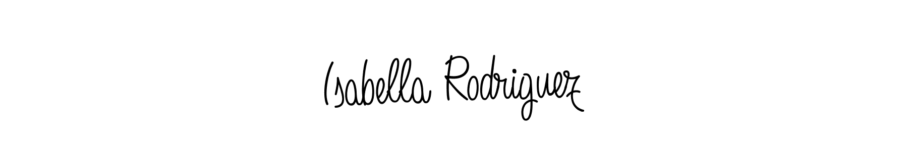 Design your own signature with our free online signature maker. With this signature software, you can create a handwritten (Angelique-Rose-font-FFP) signature for name Isabella Rodriguez. Isabella Rodriguez signature style 5 images and pictures png