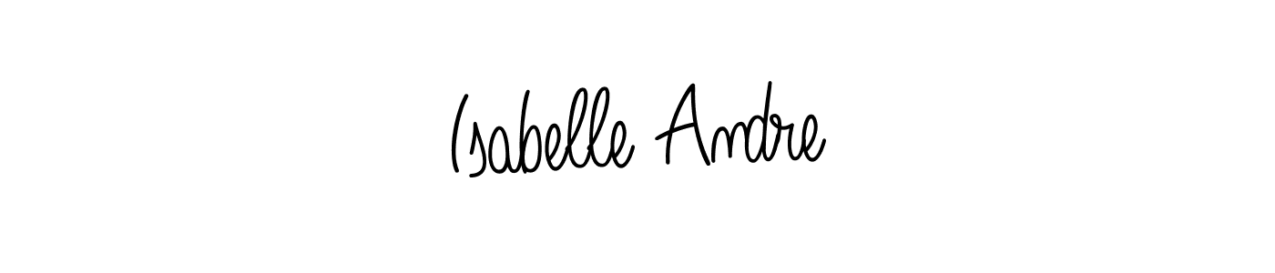if you are searching for the best signature style for your name Isabelle Andre. so please give up your signature search. here we have designed multiple signature styles  using Angelique-Rose-font-FFP. Isabelle Andre signature style 5 images and pictures png