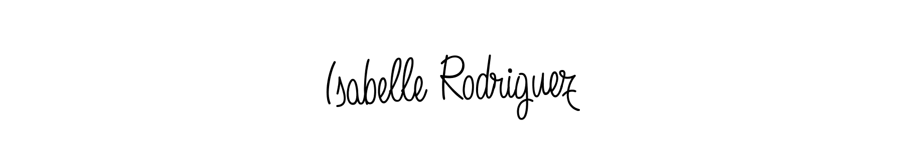 Isabelle Rodriguez stylish signature style. Best Handwritten Sign (Angelique-Rose-font-FFP) for my name. Handwritten Signature Collection Ideas for my name Isabelle Rodriguez. Isabelle Rodriguez signature style 5 images and pictures png