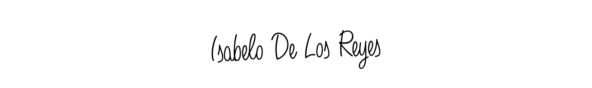 The best way (Angelique-Rose-font-FFP) to make a short signature is to pick only two or three words in your name. The name Isabelo De Los Reyes include a total of six letters. For converting this name. Isabelo De Los Reyes signature style 5 images and pictures png