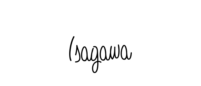 Isagawa stylish signature style. Best Handwritten Sign (Angelique-Rose-font-FFP) for my name. Handwritten Signature Collection Ideas for my name Isagawa. Isagawa signature style 5 images and pictures png