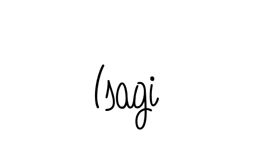 Make a beautiful signature design for name Isagi. With this signature (Angelique-Rose-font-FFP) style, you can create a handwritten signature for free. Isagi signature style 5 images and pictures png