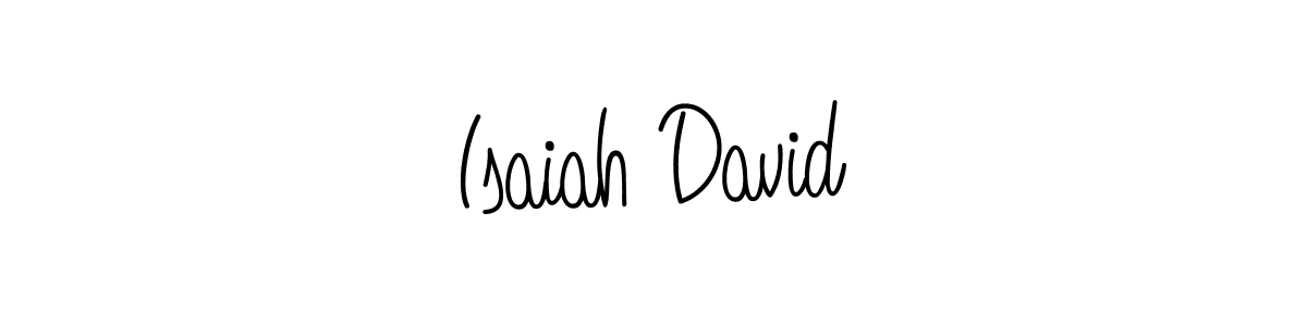 Create a beautiful signature design for name Isaiah David. With this signature (Angelique-Rose-font-FFP) fonts, you can make a handwritten signature for free. Isaiah David signature style 5 images and pictures png