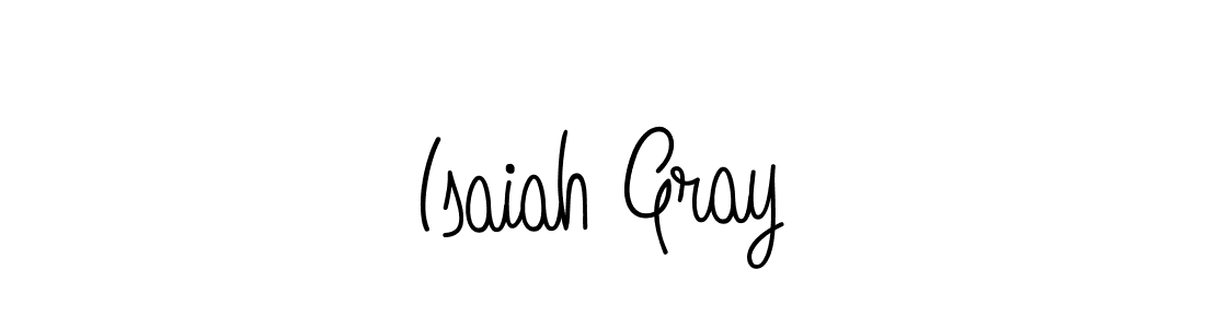 How to make Isaiah Gray signature? Angelique-Rose-font-FFP is a professional autograph style. Create handwritten signature for Isaiah Gray name. Isaiah Gray signature style 5 images and pictures png