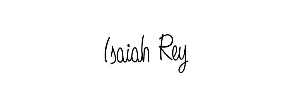 Use a signature maker to create a handwritten signature online. With this signature software, you can design (Angelique-Rose-font-FFP) your own signature for name Isaiah Rey. Isaiah Rey signature style 5 images and pictures png