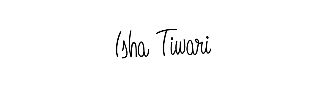 You should practise on your own different ways (Angelique-Rose-font-FFP) to write your name (Isha Tiwari) in signature. don't let someone else do it for you. Isha Tiwari signature style 5 images and pictures png