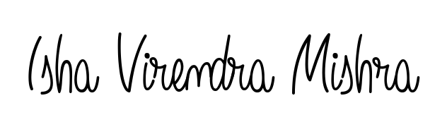 Explore multiple handwriting variations for Isha Virendra Mishra including this stunning Angelique-Rose-font-FFP design. Free to use across all platforms. Isha Virendra Mishra signature style 5 images and pictures png