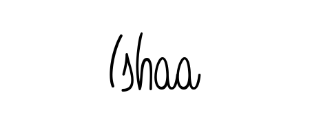 Create your official email sign-off with Ishaa name in Angelique-Rose-font-FFP style. Crisp, clean, and perfectly legible across all screens. Ishaa signature style 5 images and pictures png