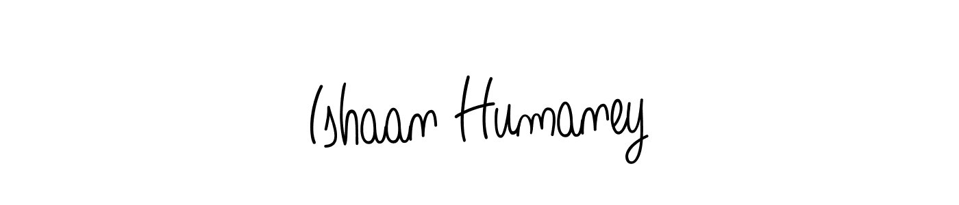 Ishaan Humaney stylish signature style. Best Handwritten Sign (Angelique-Rose-font-FFP) for my name. Handwritten Signature Collection Ideas for my name Ishaan Humaney. Ishaan Humaney signature style 5 images and pictures png