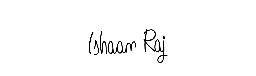 The best way (Angelique-Rose-font-FFP) to make a short signature is to pick only two or three words in your name. The name Ishaan Raj include a total of six letters. For converting this name. Ishaan Raj signature style 5 images and pictures png