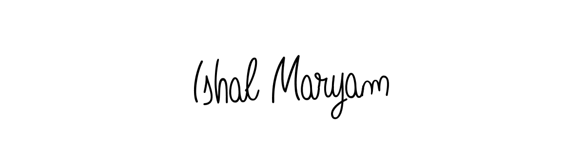 Once you've used our free online signature maker to create your best signature Angelique-Rose-font-FFP style, it's time to enjoy all of the benefits that Ishal Maryam name signing documents. Ishal Maryam signature style 5 images and pictures png