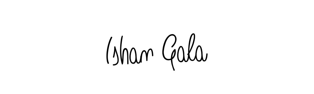 Ishan Gala stylish signature style. Best Handwritten Sign (Angelique-Rose-font-FFP) for my name. Handwritten Signature Collection Ideas for my name Ishan Gala. Ishan Gala signature style 5 images and pictures png