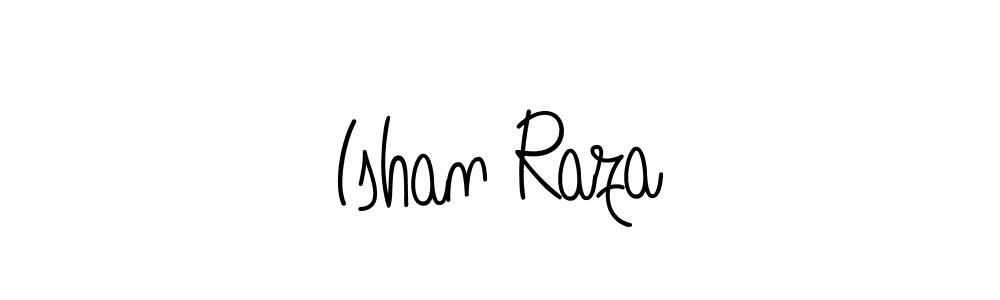 Make a beautiful signature design for name Ishan Raza. With this signature (Angelique-Rose-font-FFP) style, you can create a handwritten signature for free. Ishan Raza signature style 5 images and pictures png