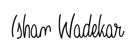 The Angelique-Rose-font-FFP handwriting style adds charm and authenticity to name Ishan Wadekar. A wonderful choice for personal thank-you notes. Ishan Wadekar signature style 5 images and pictures png