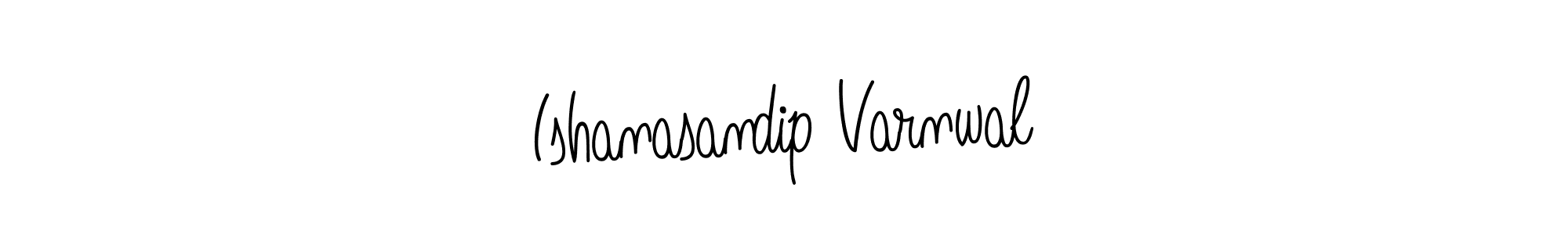 Make a beautiful signature design for name Ishanasandip Varnwal. With this signature (Angelique-Rose-font-FFP) style, you can create a handwritten signature for free. Ishanasandip Varnwal signature style 5 images and pictures png