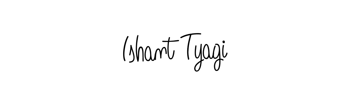 How to make Ishant Tyagi signature? Angelique-Rose-font-FFP is a professional autograph style. Create handwritten signature for Ishant Tyagi name. Ishant Tyagi signature style 5 images and pictures png