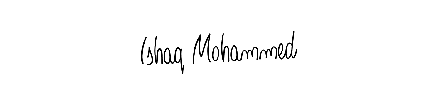 This is the best signature style for the Ishaq Mohammed name. Also you like these signature font (Angelique-Rose-font-FFP). Mix name signature. Ishaq Mohammed signature style 5 images and pictures png