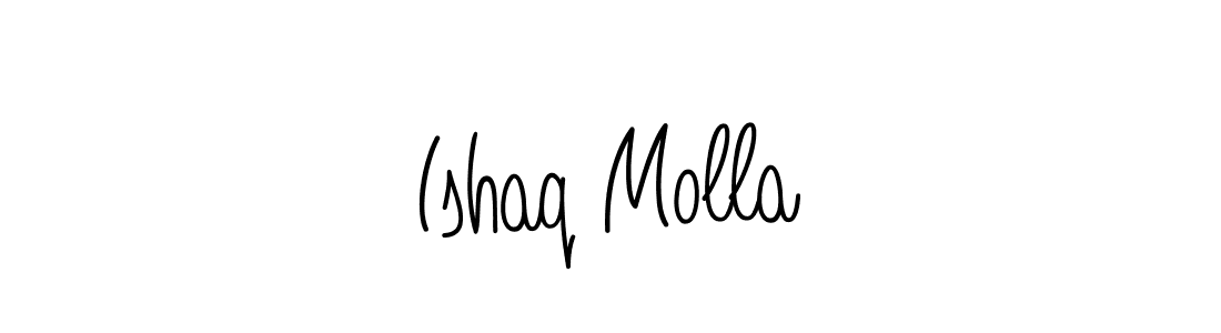 Similarly Angelique-Rose-font-FFP is the best handwritten signature design. Signature creator online .You can use it as an online autograph creator for name Ishaq Molla. Ishaq Molla signature style 5 images and pictures png