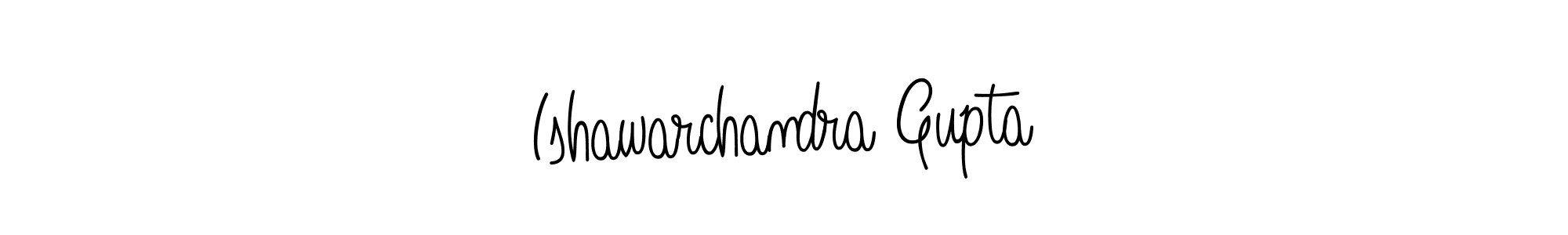 Ishawarchandra Gupta stylish signature style. Best Handwritten Sign (Angelique-Rose-font-FFP) for my name. Handwritten Signature Collection Ideas for my name Ishawarchandra Gupta. Ishawarchandra Gupta signature style 5 images and pictures png