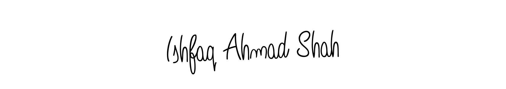 Design your own signature with our free online signature maker. With this signature software, you can create a handwritten (Angelique-Rose-font-FFP) signature for name Ishfaq Ahmad Shah. Ishfaq Ahmad Shah signature style 5 images and pictures png