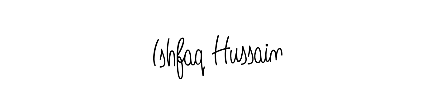 Design your own signature with our free online signature maker. With this signature software, you can create a handwritten (Angelique-Rose-font-FFP) signature for name Ishfaq Hussain. Ishfaq Hussain signature style 5 images and pictures png