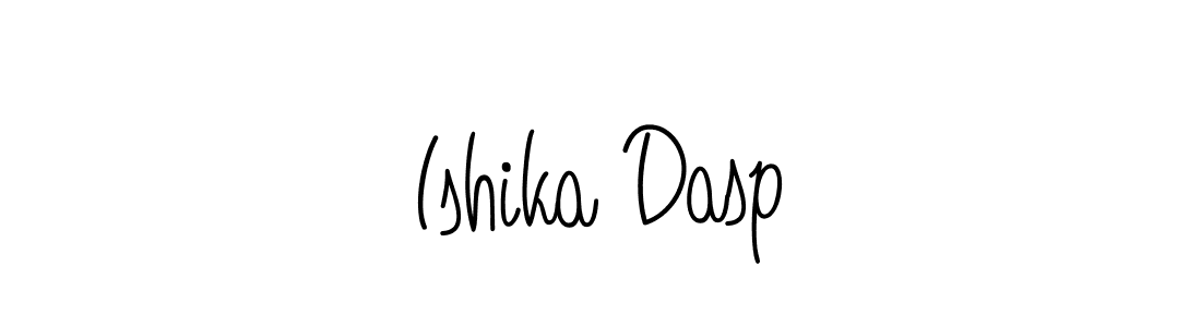 Ishika Dasp stylish signature style. Best Handwritten Sign (Angelique-Rose-font-FFP) for my name. Handwritten Signature Collection Ideas for my name Ishika Dasp. Ishika Dasp signature style 5 images and pictures png